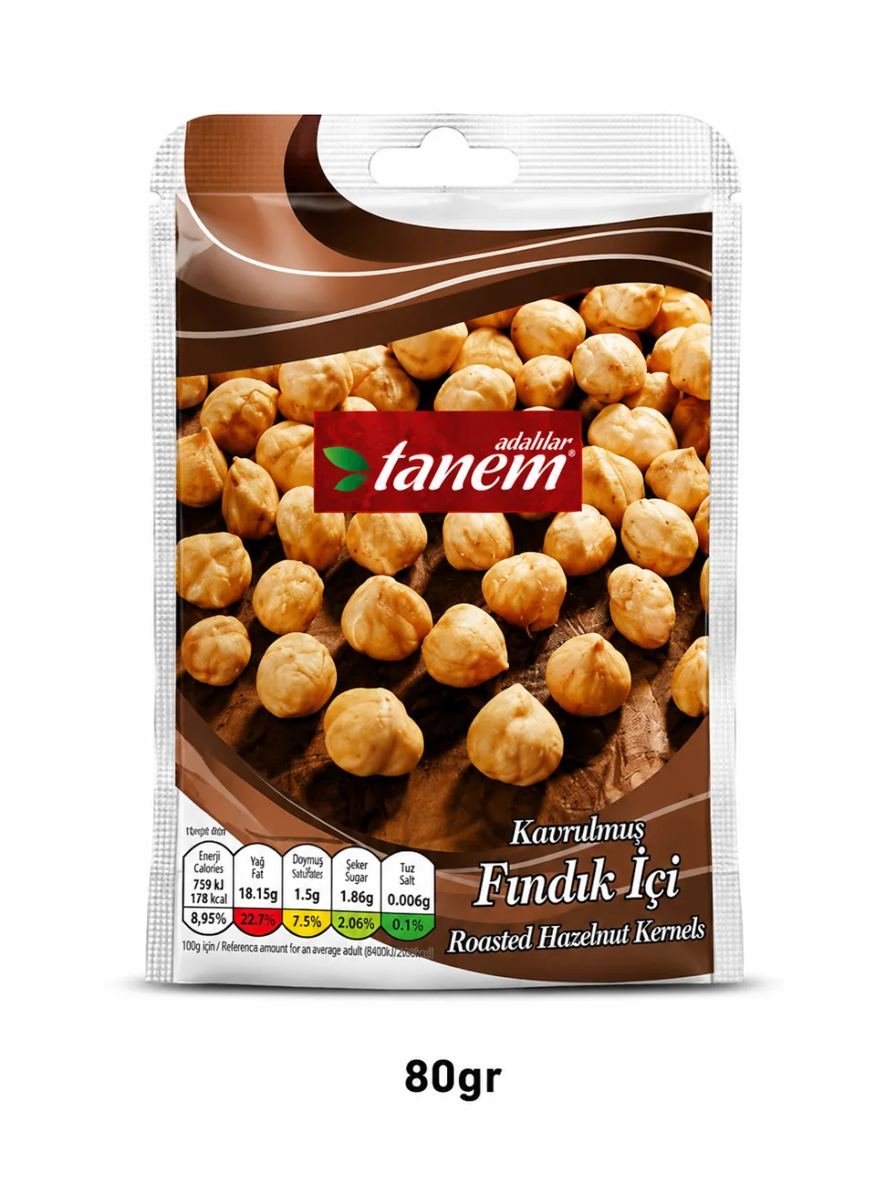 Tanem Kavrulmuş Fındık İçi 80gr