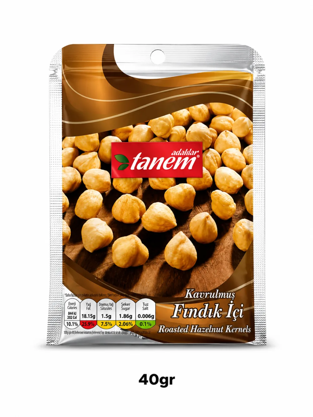 Tanem Kavrulmuş Fındık İçi 40gr
