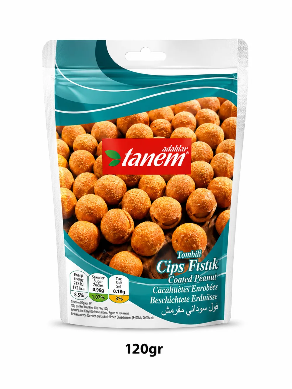 Tanem Cips Fıstık 120gr