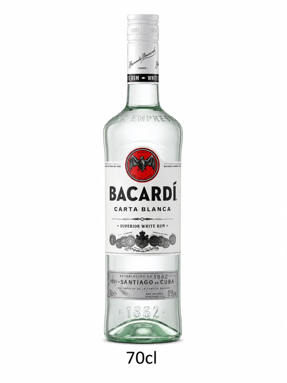 Bacardi Carta Blanca 70cl